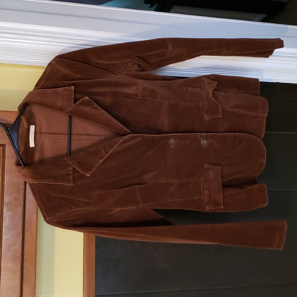 Pre-owned Y2K Forever 21 Velour Stretch Blazer